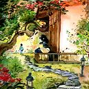 My project in Watercolor Illustration with Japanese Influence course Ein Projekt aus dem Bereich Traditionelle Illustration, Zeichnung und Aquarellmalerei von slburgee - 19.09.2021
