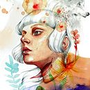 Mein Kursprojekt: Illustriertes Porträt mit Aquarell. Ilustração tradicional, Artes plásticas, Pintura, Desenho, Pintura em aquarela, Desenho de retrato, e Desenho artístico projeto de Inna Heller - 19.01.2021