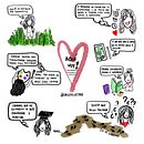 Mi Proyecto del curso: Ideas ilustradas: dibuja tu universo interior. Een project van Traditionele illustratie, Social media,  Tekening, Digitale illustratie, Instagram y Digitale tekening van leomary_guardiab16 - 20.09.2021