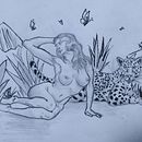 tão atraente quanto perigosa. Projekt z dziedziny Sketching, R, sunek ołówkiem,  R, sunek, R, sunek realist, czn, R i sunek anatomiczn użytkownika Fabio Aquino - 17.09.2021