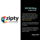 UX Writing - Projeto Final. Een project van UX / UI, Informatieontwerp, Cop, writing y App-ontwerp van Thatiane Ferrari - 21.09.2021