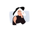 Une Rêveuse. Een project van Traditionele illustratie y Vectorillustratie van Herman - 09.04.2019
