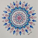 Meu projeto do curso: A arte de desenhar mandalas: crie padrões geométricos. Drawing & Ink Illustration project by Francine Tesi - 09.21.2021