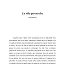La vida que me das. Un progetto di Scrittura e Narrativa di ANA MARTÍNEZ - 22.09.2021