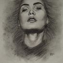 My project in Artistic Charcoal Portraiture: Creating Atmosphere course. Een project van Traditionele illustratie,  Tekening,  Portrettekening, Realistische tekening y  Artistieke tekening van Brigitte Tolosa - 22.09.2021
