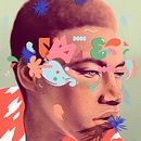 My project in Creative Portrait Illustration with Procreate course. Un proyecto de Ilustración tradicional, Dibujo, Ilustración digital, Dibujo de Retrato, Dibujo digital y Pintura digital de Jeen Berting - 22.09.2021