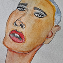 Mi Proyecto del curso: Cuaderno de retratos en acuarela . Pictura, Pictură în acuarelă, Desen de portret și Caiet de schițe de Marcelo Sanchez - 09.23.2021