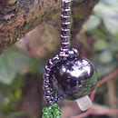 Beaded Flower Necklace. Arts, Crafts, Jewelr, Design, and Creativit project by coder_kitgreen - 09.23.2021