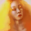 Rina Sawayama Drawing Ein Projekt aus dem Bereich Traditionelle Illustration, Zeichnung, Porträtzeichnung, Artistische Zeichnung, Digitale Zeichnung und Anatomische Zeichnung von Rafaela Silva Dantas - 26.09.2021