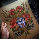 Mahakali. Un progetto di Illustrazione tradizionale e Disegno di Karine P. LeBlanc - 14.04.2021