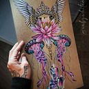 Crown Chakra. Un progetto di Illustrazione tradizionale e Disegno di Karine P. LeBlanc - 03.05.2021