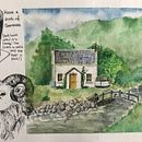 Caderno de viagem: um dia na Irlanda. Un proyecto de Ilustración tradicional, Pintura a la acuarela, Ilustración arquitectónica, Sketchbook y Dibujo artístico de Fernanda Nascimento - 23.09.2021