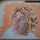 Portrait of my mother. Un proyecto de Pintura a la acuarela de deni_g - 27.09.2021