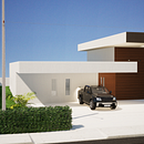 FACHADA MODERNA + INTERIOR DO QUARTO MASTER. Furniture Design, Making, Interior Design, Lighting Design, and 3D Animation project by Rafaela Rodrigues - 09.26.2021
