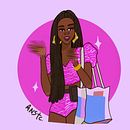 Minha arte 💅🏾✨ . % Anastácia Fernandes tarafından hazırlanan Geleneksel illüstras, Ve on projesi - 09.28.2021