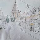 Ede in the Netherlands. Sketching project by Christine Dermul - 09.28.2021