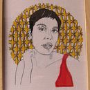 Meu projeto do curso: Criação de retratos bordados. Un progetto di Ricamo di Ana Eduarda - 28.09.2021