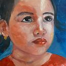 Il mio progetto del corso: Ritratti espressivi a olio: impara a dipingere "alla prima". Een project van  Beeldende kunst, Schilderij y  Olieverfschilderij van Carmen Paladines - 29.09.2021