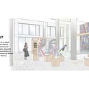 LAB 84 - Interior Design Project . Projekt z dziedziny Projektowanie wnętrz, Architektura wnętrz,  R, sunek architektoniczn,  Kolaż, Projektowanie graficzne,  Projektowanie plakatów i Zarządzanie portfolio użytkownika Begum Karan - 29.09.2021