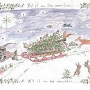 The Twelve Days of Christmas at Fir Shire Farm. Traditional illustration project by kdhillustrations - 10.14.2020