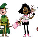 Food Fighters. Un proyecto de Ilustración tradicional y Diseño de personajes de Scott Triffle - 30.09.2021