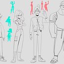 My project in Character Creation for Animation: Shapes, Color, and Expression course. Un proyecto de Animación, Diseño de personajes, Animación de personajes y Dibujo de Drazen Alain Ala - 30.09.2021