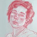 My project in Portrait Sketchbooking: Explore the Human Face course. Sketching, Drawing, Portrait Drawing, Artistic Drawing, and Sketchbook project by drawingsthingsstuff - 10.01.2021