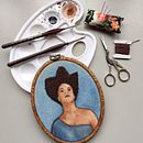 Meu projeto do curso: Criação de retratos bordados com aquarela. Un progetto di Pittura, Pittura ad acquerello e Ricamo di Luisa Lacerda - 02.10.2021
