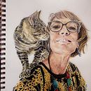 Ball Point Pen Portrait. Een project van  Beeldende kunst van Helene Rush - 03.10.2021