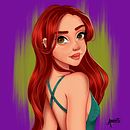 Meu projeto do curso: Retrato de personagens femininas com Procreate . % Ana Carolina Dornelas da Silva tarafından hazırlanan Geleneksel illüstras, on, Dijital İllüstras, on, Ve Dijital Çizim projesi - 10.03.2021