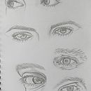 DES YEUX. Projekt z dziedziny Trad, c i jna ilustracja użytkownika So Phie - 01.10.2021