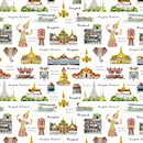 Bangkok, Tailandia . Traditional illustration, Product Design, Pattern Design, Artistic Drawing, Digital Design, Architectural Illustration & Ink Illustration project by Adelaida Pérez Santos - 10.04.2021