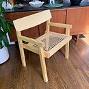 Ma belle chaise réalisée dans le cadre du cours Conception et Construction de Meubles en Bois. Un projet de Artisanat, Design, Fabrication de mobilier, Design d'intérieur, DIY , et Menuiserie de Chris O'Sullivan - 29.09.2021
