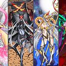 Female Digimon. Ilustração tradicional projeto de Márcio Nunes - 04.10.2021