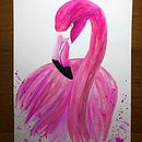 Flamingo. Traditional illustration project by Maria Broadbridge - 10.05.2021