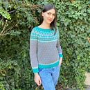 Sweater Rumba Jacquard. Un proyecto de Diseño, Tejido, Diseño de moda y Diseño de vestuario de Jandi Gardiazabal - 05.10.2021