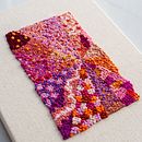 The Pinks - French Knot Series. Embroider project by Jen Smith - 10.05.2021