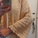 Casaco "Algodão de Inverno". Een project van  Modeontwerp, Textiel, DIY y Haken van Elsa Silva - 02.10.2021