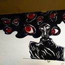 ojos en la espalda. Un proyecto de Ilustración tradicional de Erick G - 04.09.2021