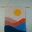 My project in Intarsia Crochet: Craft Your Own Tapestry course. Een project van  Interieurdecoratie, Textiel, DIY y Haken van juliapn101 - 06.10.2021