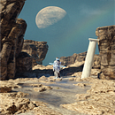 Mi Proyecto del curso: Planeta Ether. Un progetto di 3D, Progettazione 3D e Illustrazione digitale di Fernando Rojas - 28.09.2021
