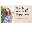 End of Unit 1- Coaching stands for Happiness - password for Vimeo-Domestika. Een project van  Br e ing en identiteit van Sara Piras - 07.10.2021