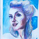 Mon projet du cours : Portrait artistique à l’aquarelle. Fine Arts, Painting, Watercolor Painting, and Portrait Drawing project by Josepha JORDANA - 10.07.2021