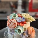 Mi Proyecto del curso: Flores de crema de mantequilla para cake design. Design, and DIY project by Mariuxi Gómez de Luna - 10.07.2021