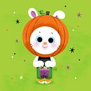 Cute Halloween Drawings!. Un proyecto de Ilustración tradicional, Ilustración infantil y Diseño de personajes de Pamela Barbieri - 08.10.2021