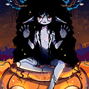 Halloween illustration for XP-PEN Graphic Tablet Company Ein Projekt aus dem Bereich Traditionelle Illustration von dacachiart - 06.10.2021
