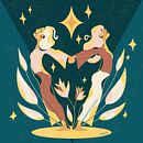 My project in Creative Composition for Illustration with Procreate course. Projekt z dziedziny Trad, c, jna ilustracja, Kreat, wność, Ilustracja c, frowa, R, sunek c i frow użytkownika anna_abl - 08.10.2021