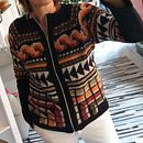 Maglione jacquard raglan e zip Ein Projekt aus dem Bereich Modedesign, Weben, DIY, Upc und cling von SV Russo - 10.10.2021
