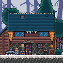 Mi Proyecto del curso: Creación de escenarios pixel art para videojuegos Ein Projekt aus dem Bereich 2-D-Animation, 3-D-Animation, Videospiele, Pixel Art, Design für Videospiele und Videospielentwicklung von Manuel Q. Gutiérrez Martínez - 10.10.2021