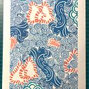 My project in Sketchbooking with Handmade Stamps course. Un proyecto de Ilustración tradicional, Pattern Design, Estampación, Sketchbook y Grabado de Petra Waldner - 14.11.2021